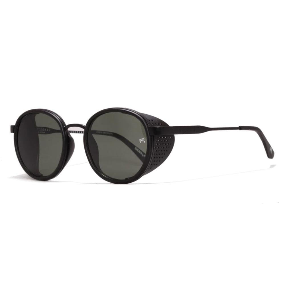 Óculos Evoke Sandstorm EOH11 Black Matte Silver Green Total
