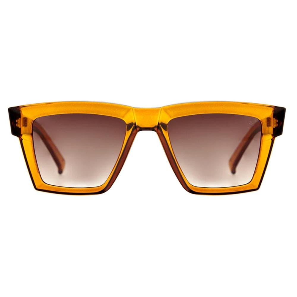 Óculos Evoke Time Square YD01 Yago Dora Crystal Ambar Caramel Marrom 2
