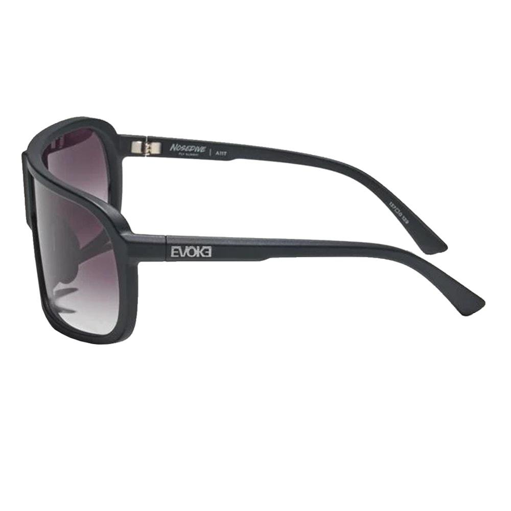 Óculos Evoke Nosedive High-end A11T Midnight Matte Silver Gray Gradient Preto 2