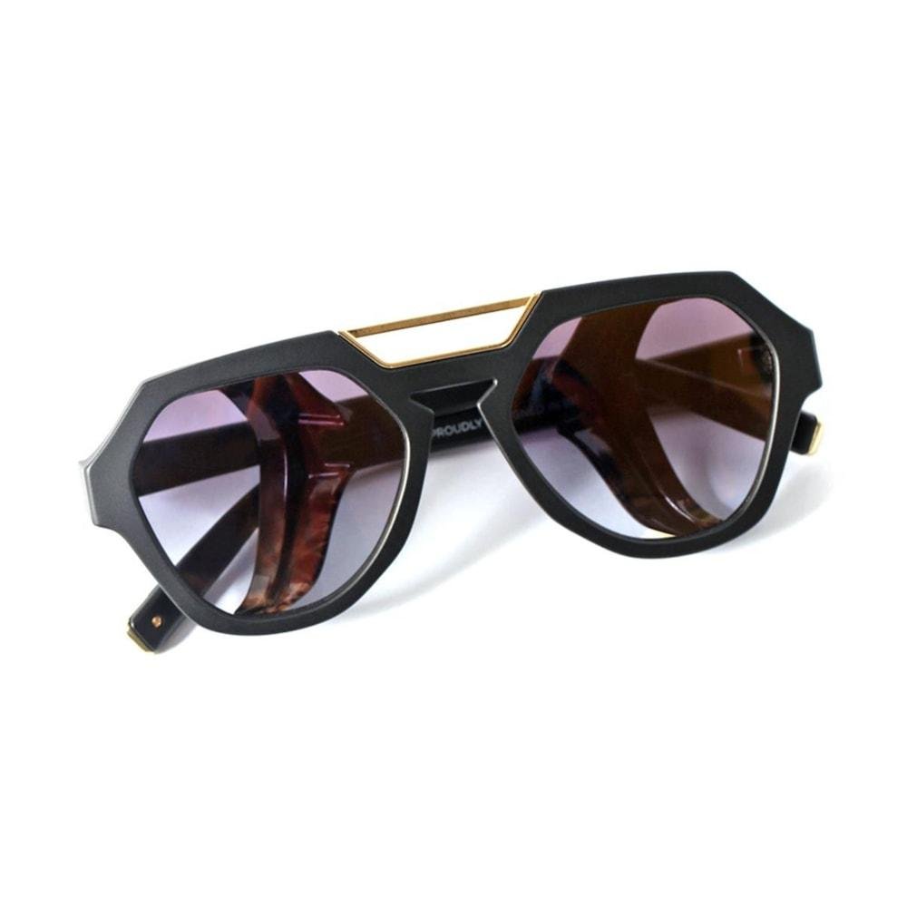 Óculos de Sol Evoke Avalanche WD01 Black Matte Gun Preto 4