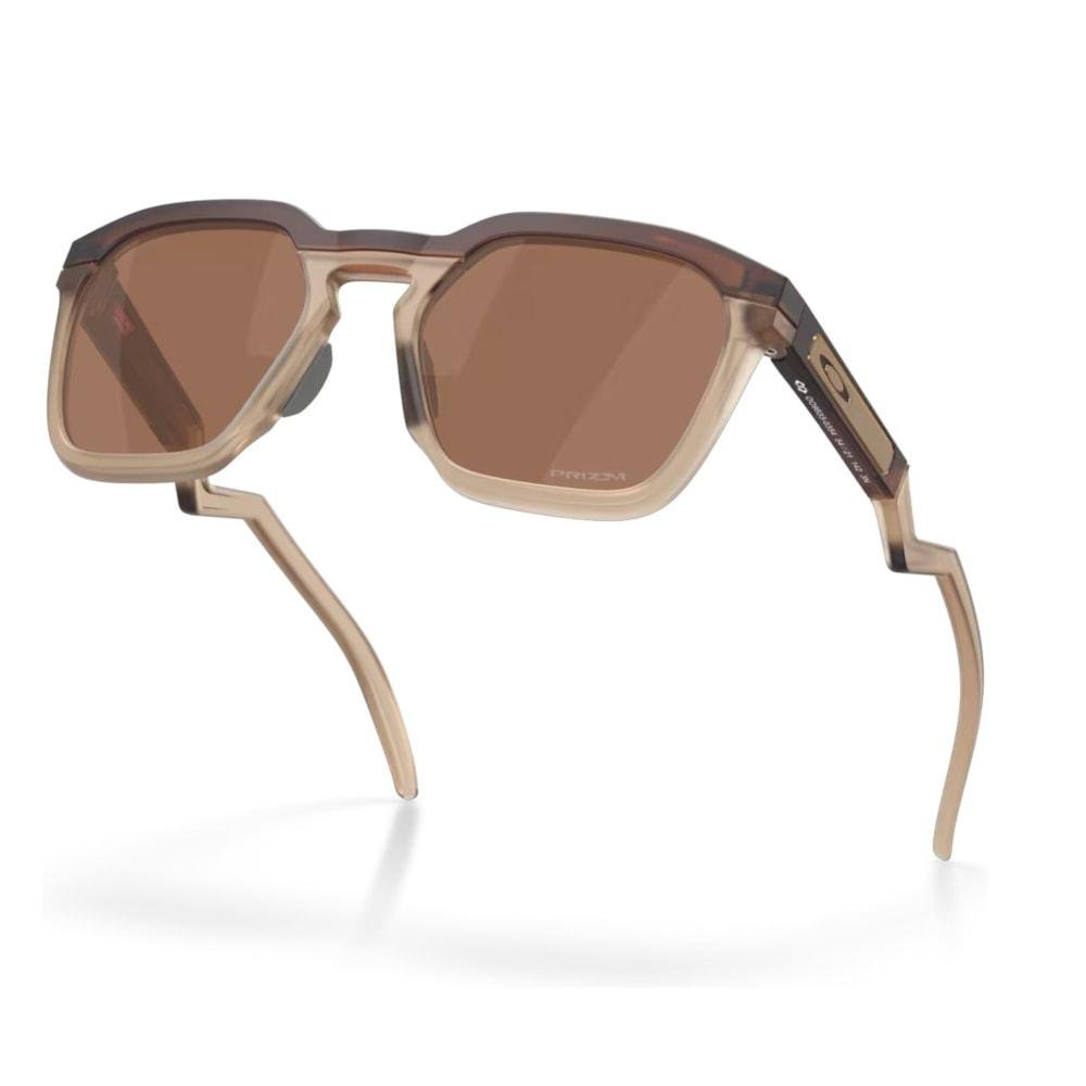 Óculos Oakley HSTN SQ Prizm Tungsten Matte Rootbeer Bege 4