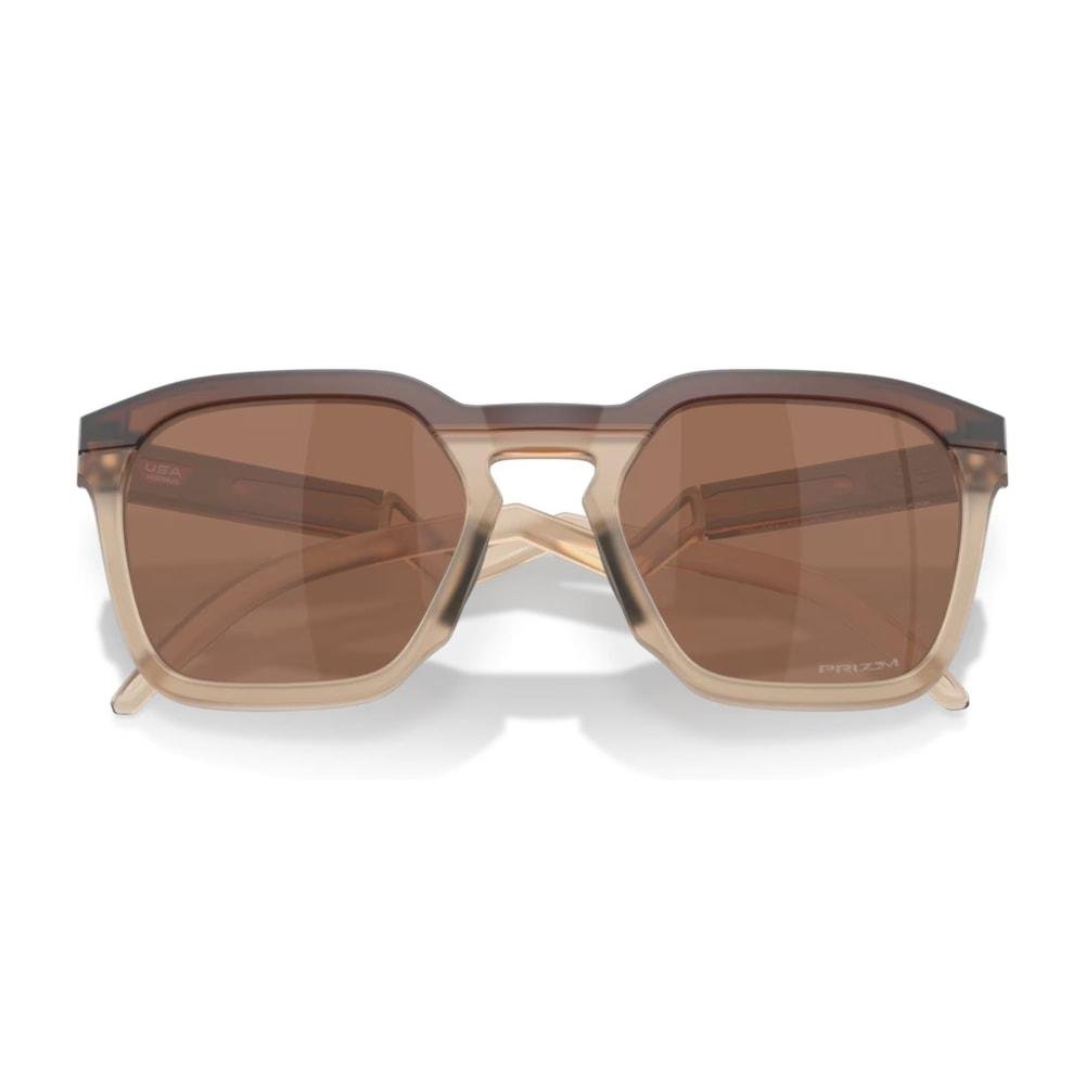 Óculos Oakley HSTN SQ Prizm Tungsten Matte Rootbeer Bege 5