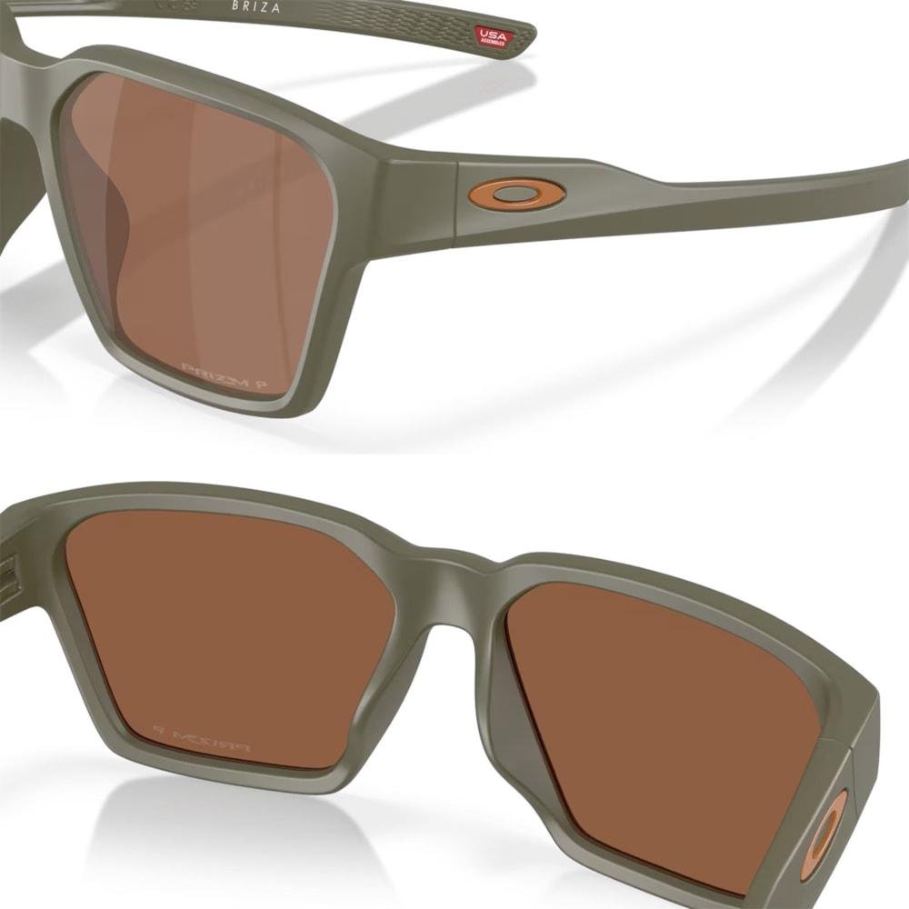 Óculos Oakley Briza Latitude Collection Prizm Tungsten Polarized Matte Moss Verde 6