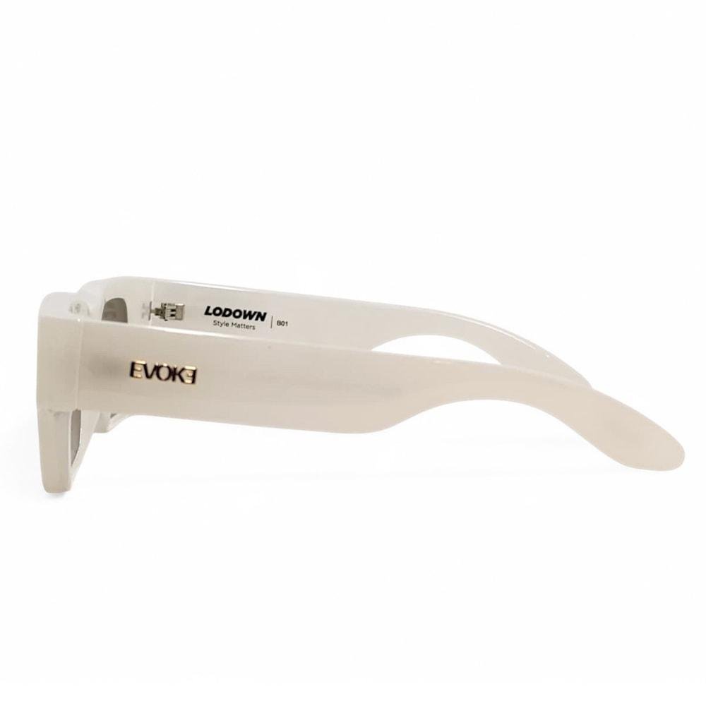 Óculos Evoke Lodown B01 Shine White Brown Gradient Branco 3