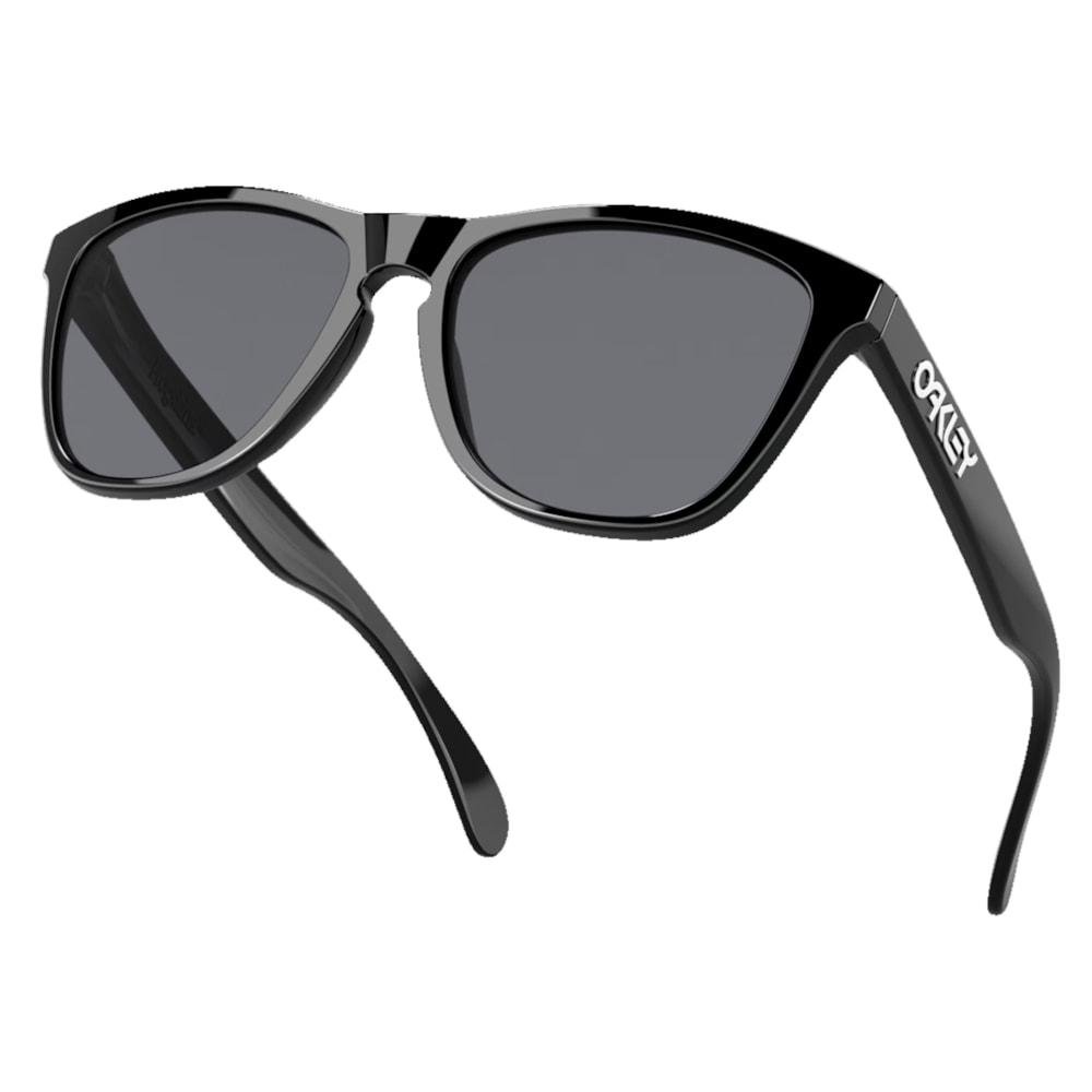 Óculos Oakley Frogskins Polished Black Grey Preto 4