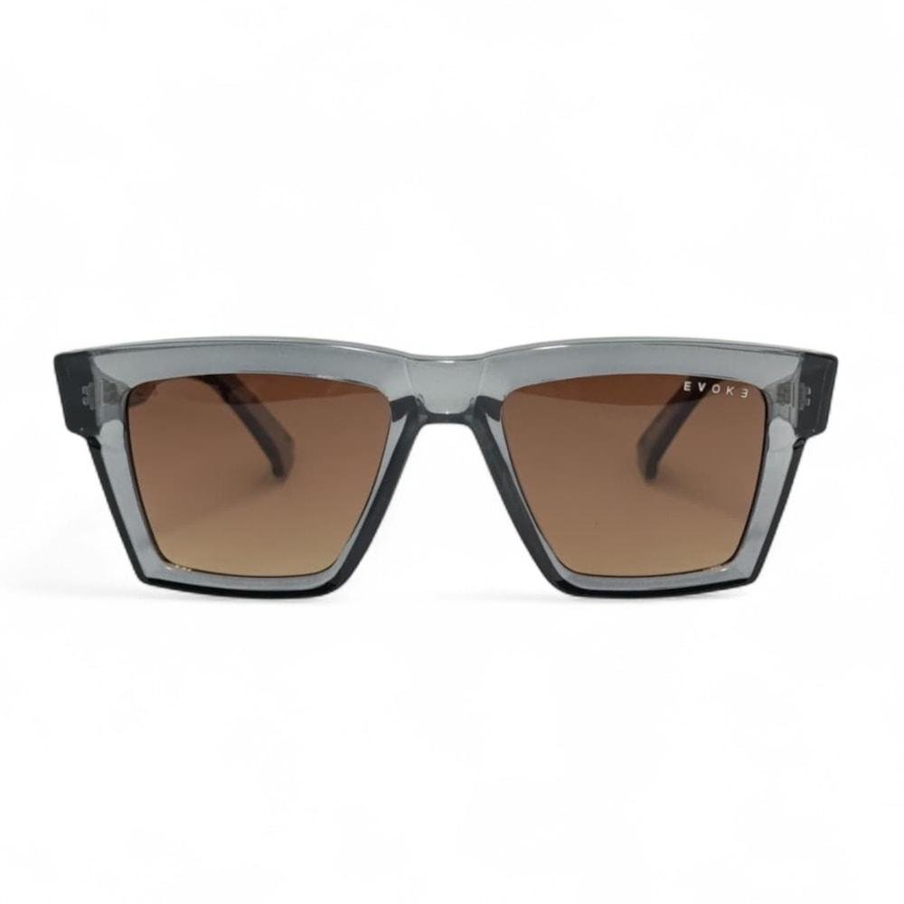 Óculos Evoke Time Square H02 Crystal Gray Brown Gradient Cinza 2