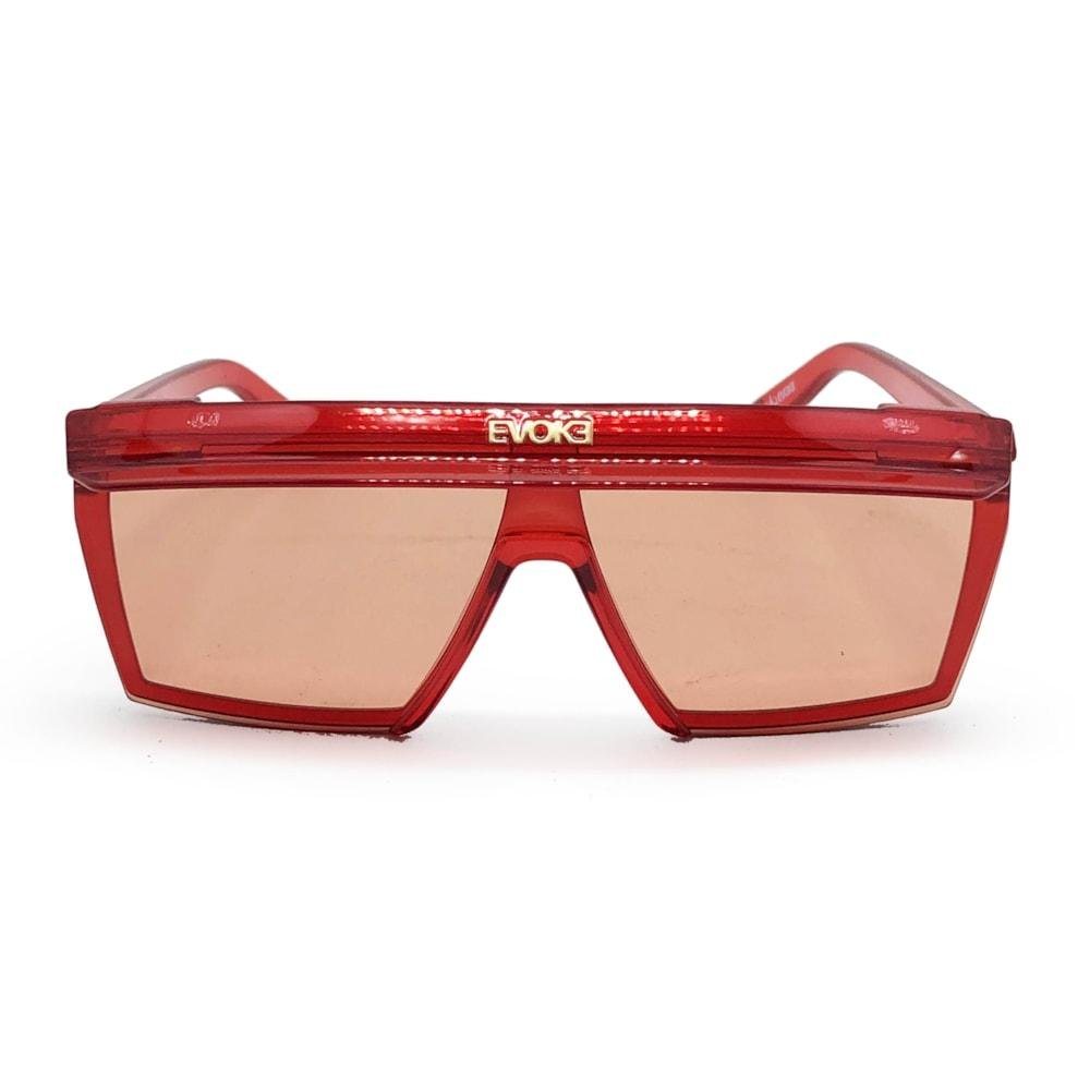 Óculos Evoke Futurah T05 Burnt Orange Total Vermelho 3