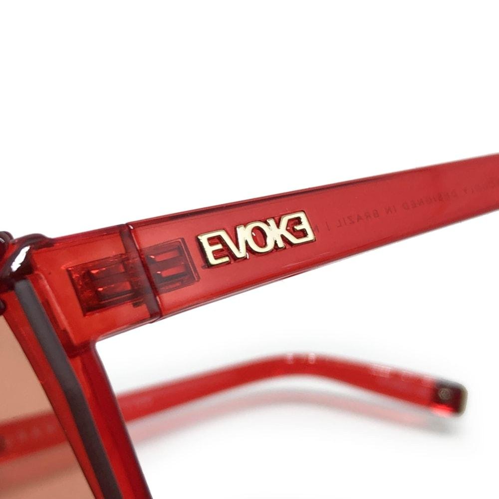Óculos Evoke Futurah T05 Burnt Orange Total Vermelho 5