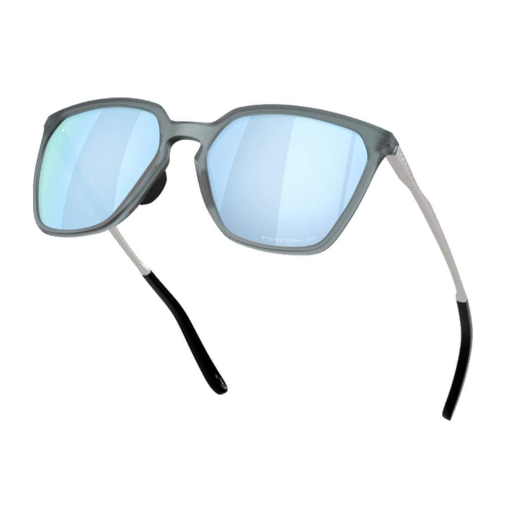 Óculos Oakley Sielo SQ Prizm Polarized Matte Crystral Black Cinza 4