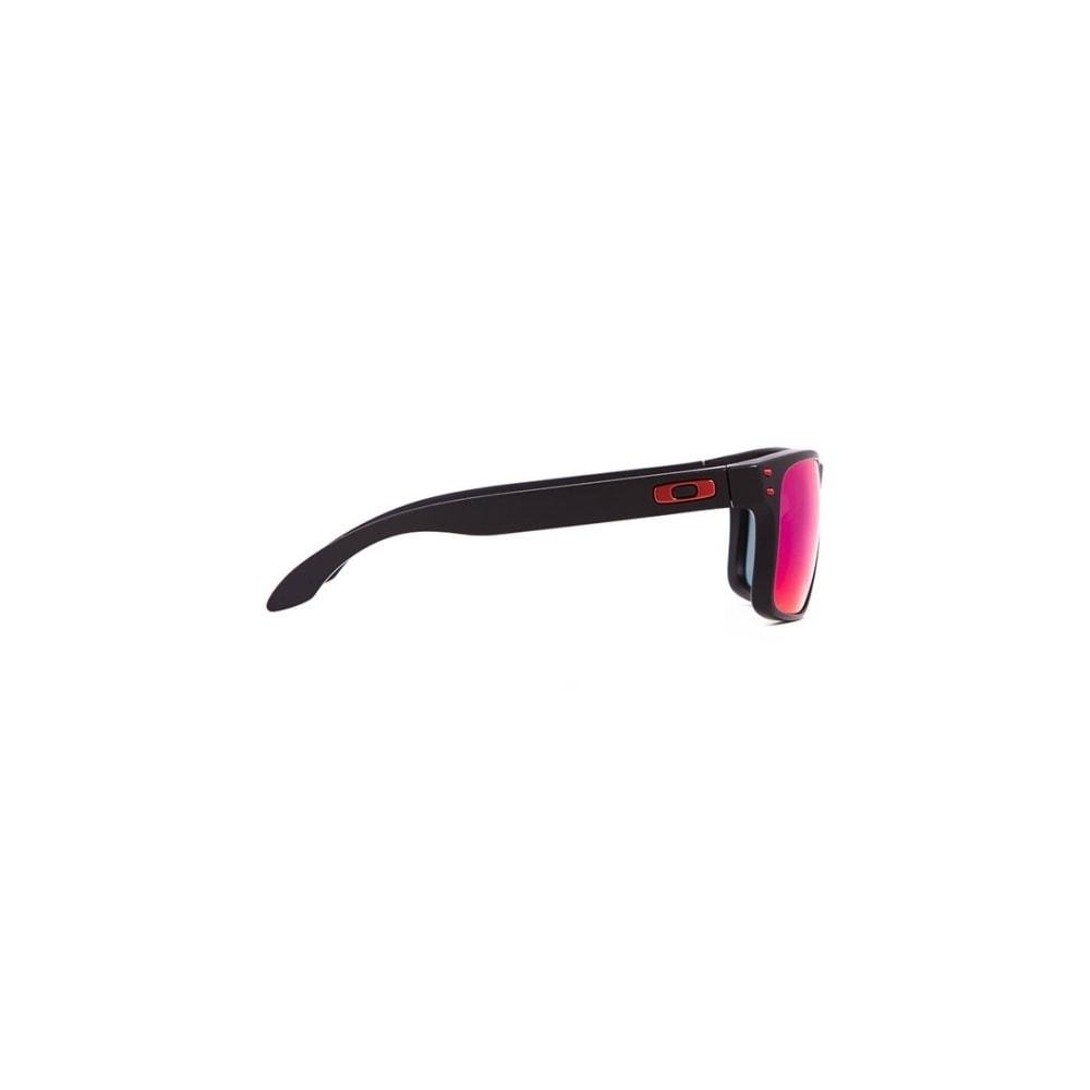 Óculos Oakley Holbrook Matte Black/ Red Iridium Preto 2