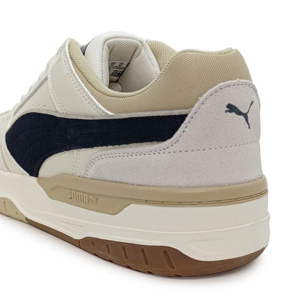 Tênis Puma Rebound Retro SD Frosted Navy Bege 3
