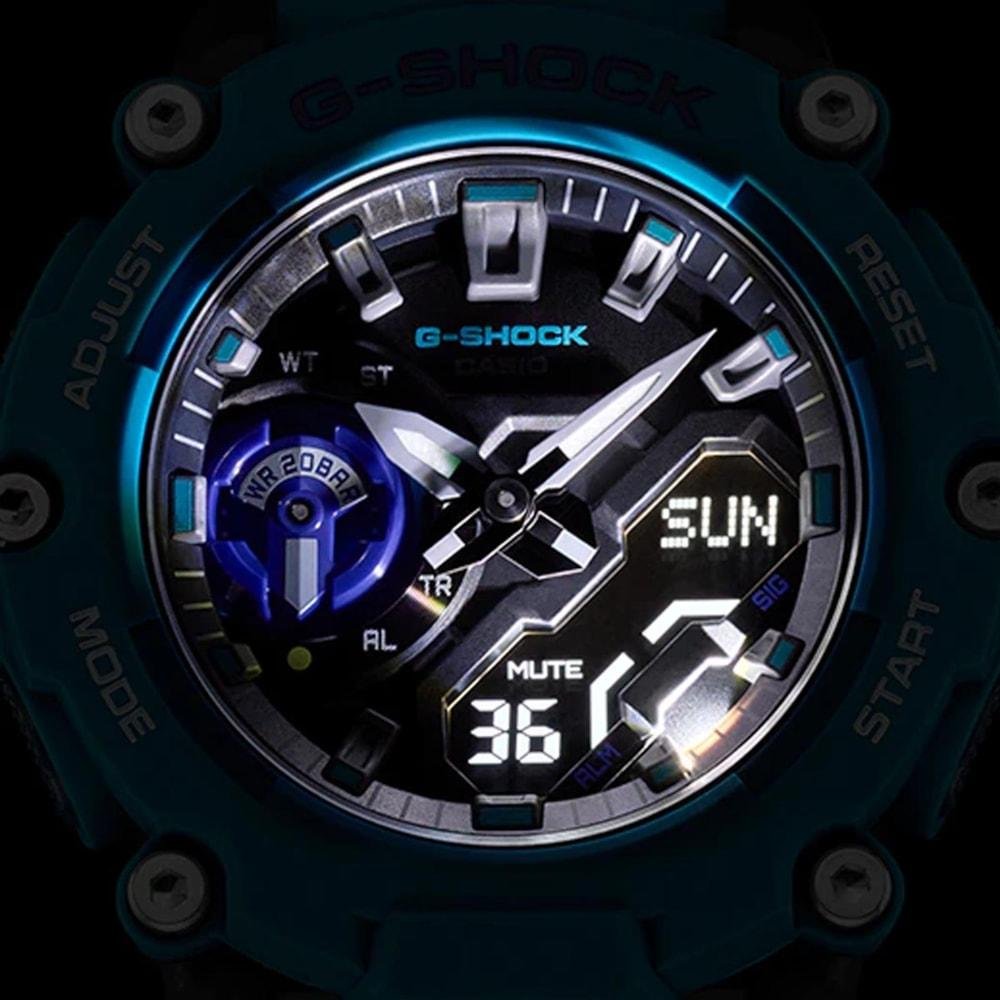 Relógio G-Shock GA-2200-2ADR Turquesa Azul 6