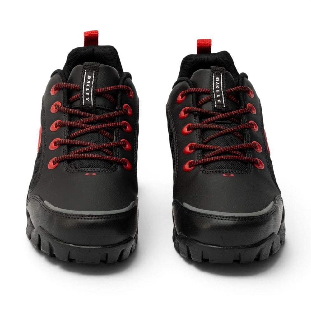 Tênis Oakley Halftrack Low III Black Red Preto 4
