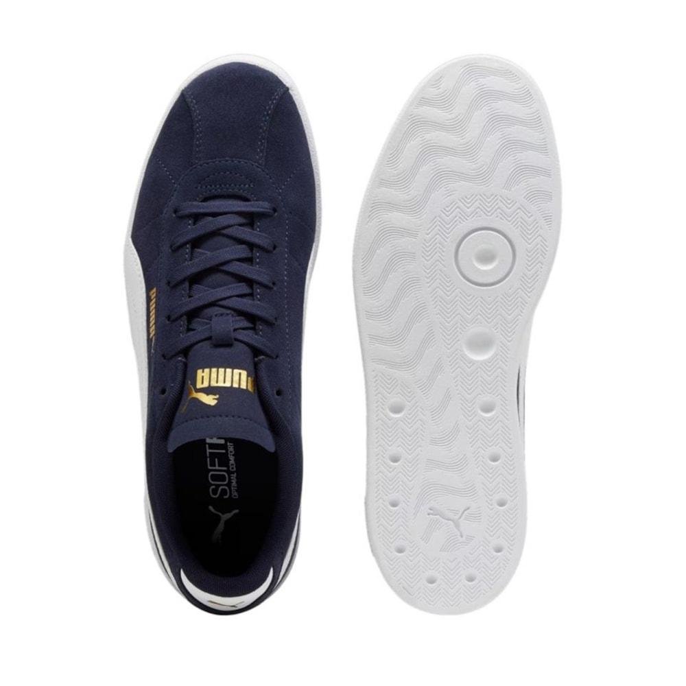 Tênis Puma Club II Navy White Gold Azul 5
