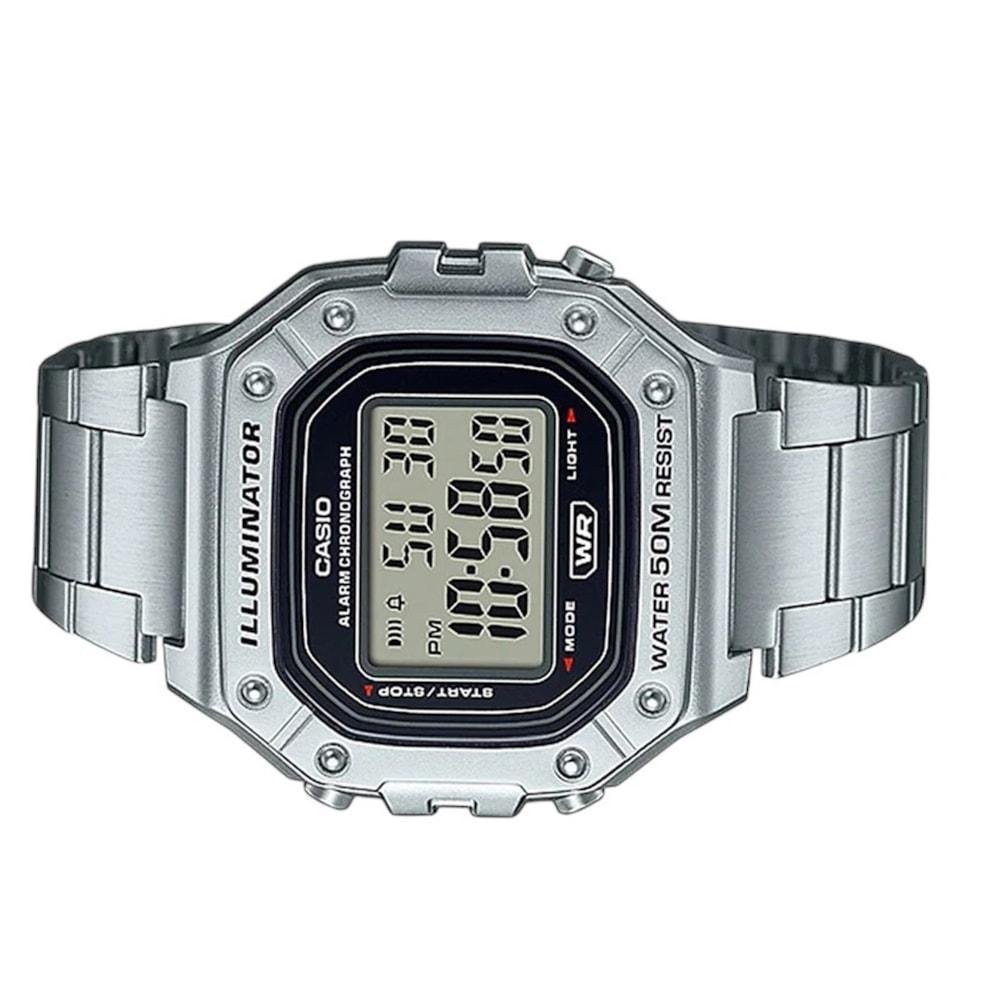 Relógio Casio W-218HD-1AVDF Prata 3