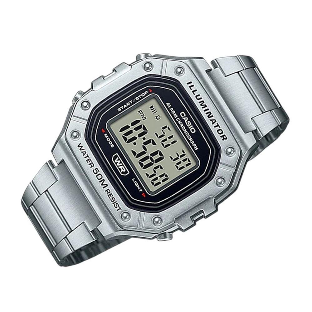 Relógio Casio W-218HD-1AVDF Prata 4
