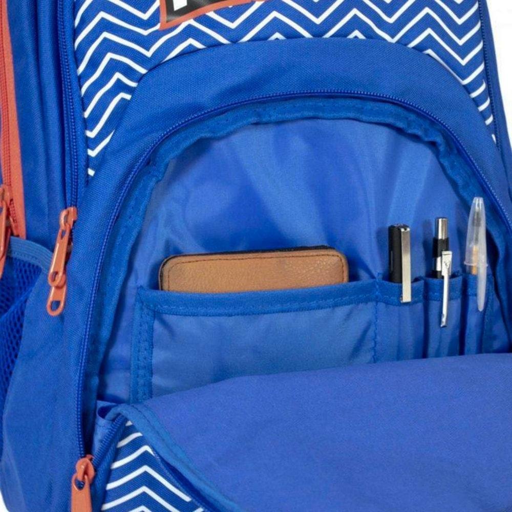 Mochila Two Dogs 20L Casual Com USB e P2 Azul Azul 5