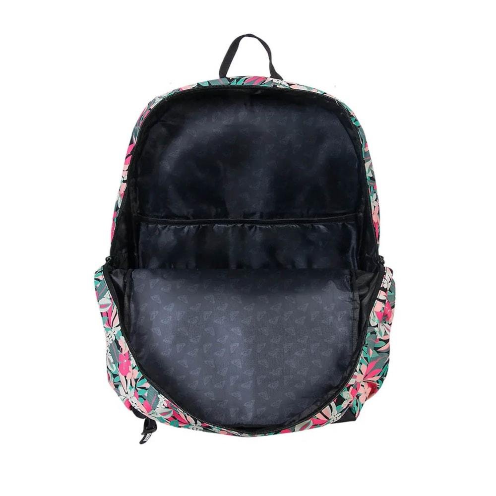 Mochila Feminina Roxy Paradise Preto e Rosa Preto 4