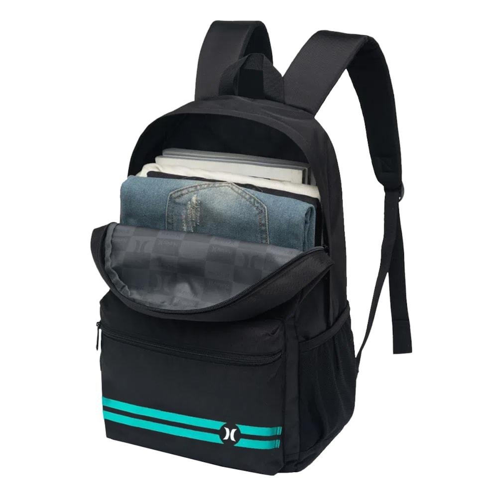 Mochila Hurley Stripe Preta Preto 3