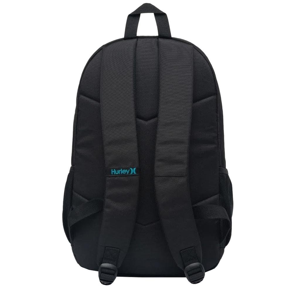 Mochila Hurley Button Blue Preto Preto 4
