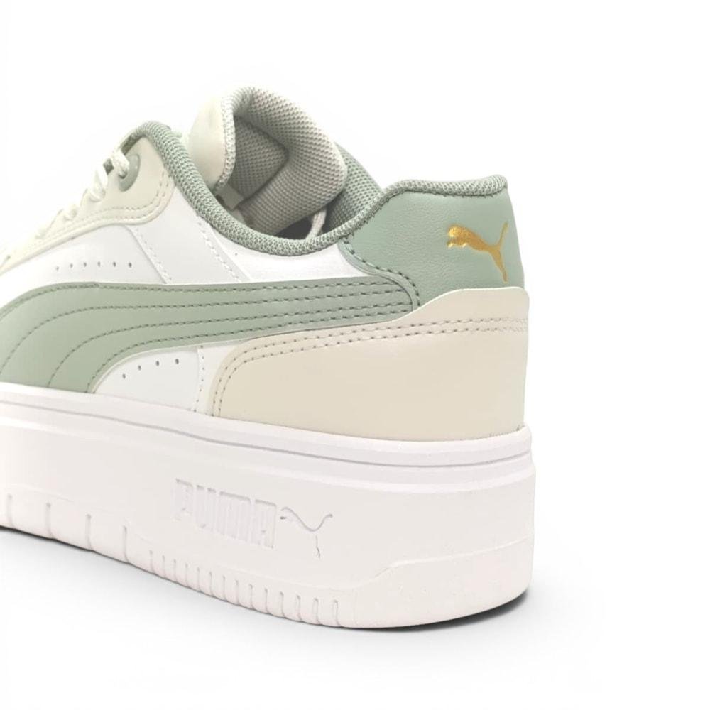 Tênis Puma Rebound Femme Low BDP White Green Fog Branco 3