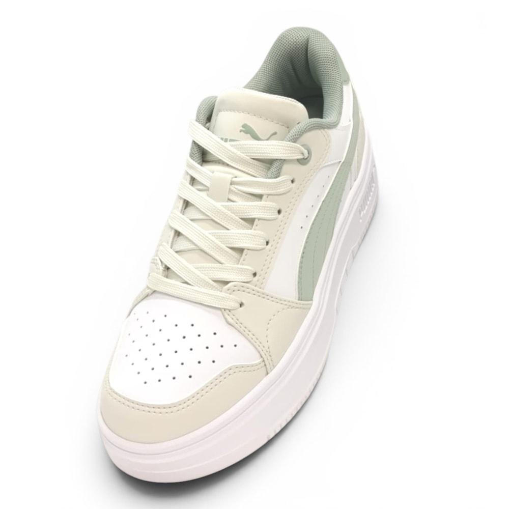 Tênis Puma Rebound Femme Low BDP White Green Fog Branco 4