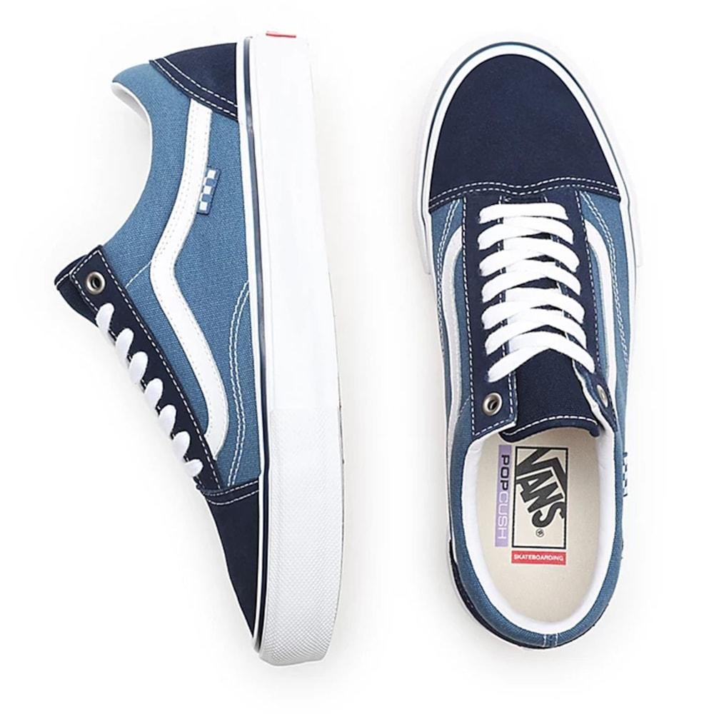 Tênis Old Skool Skate Navy White Azul 3