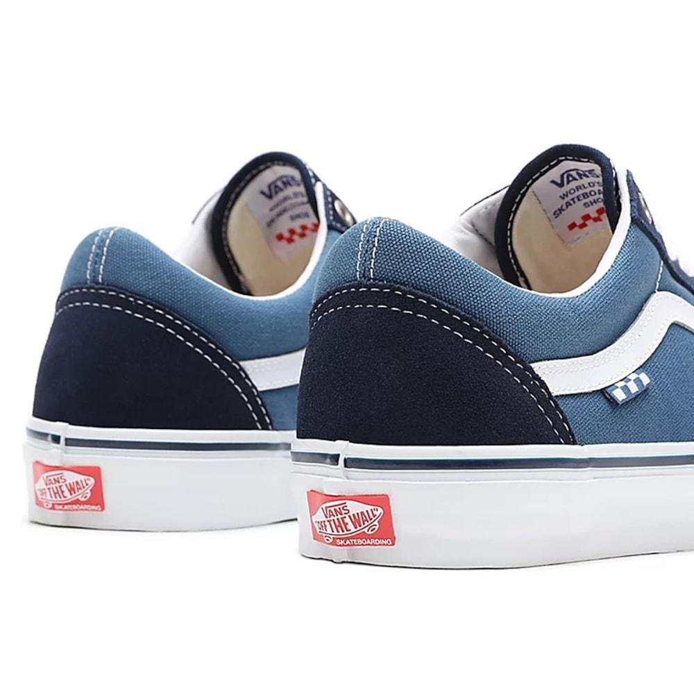 Tênis Old Skool Skate Navy White Azul 4