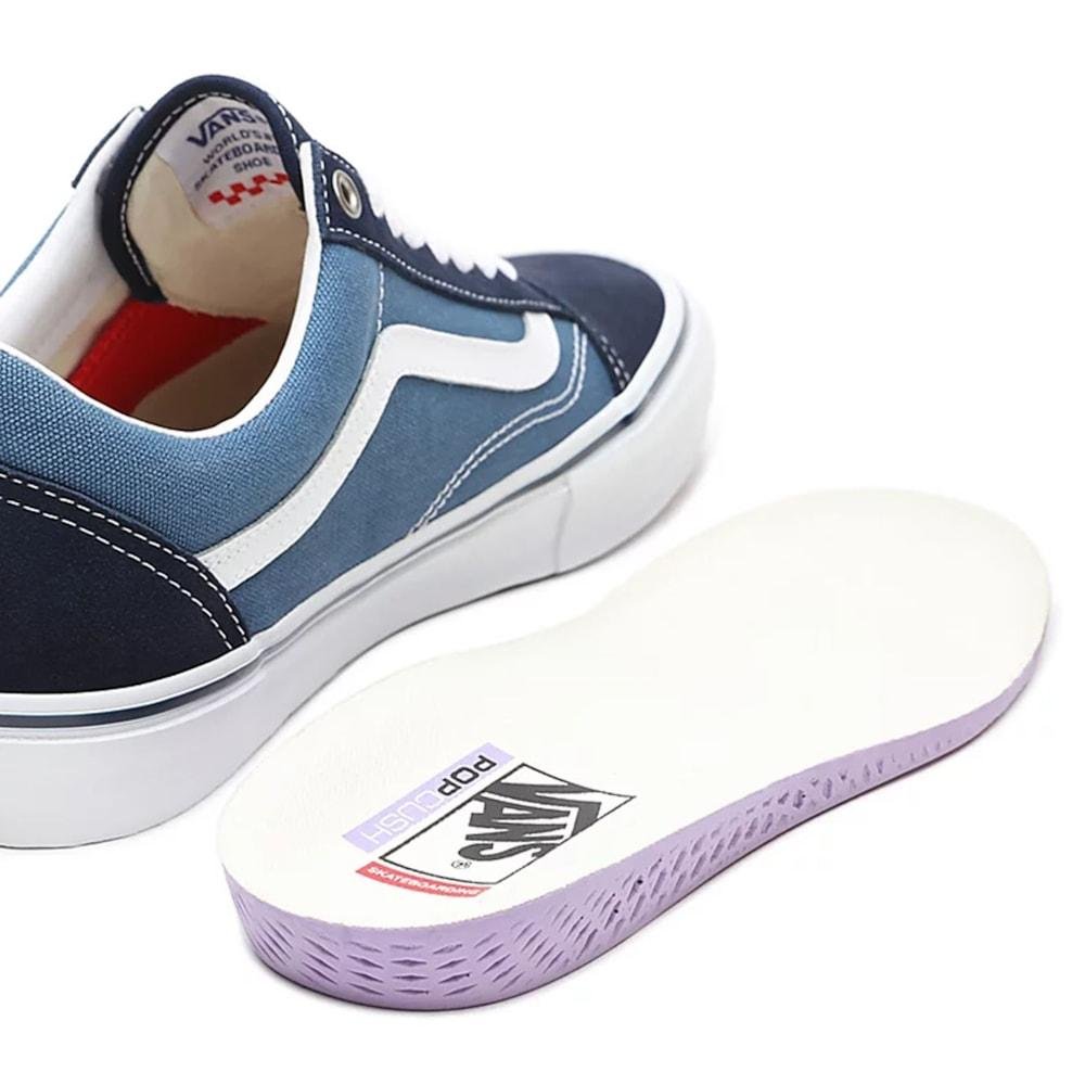 Tênis Old Skool Skate Navy White Azul 5