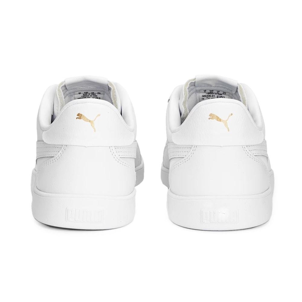 Tênis Puma Club 5V5 White Gold Branco 3