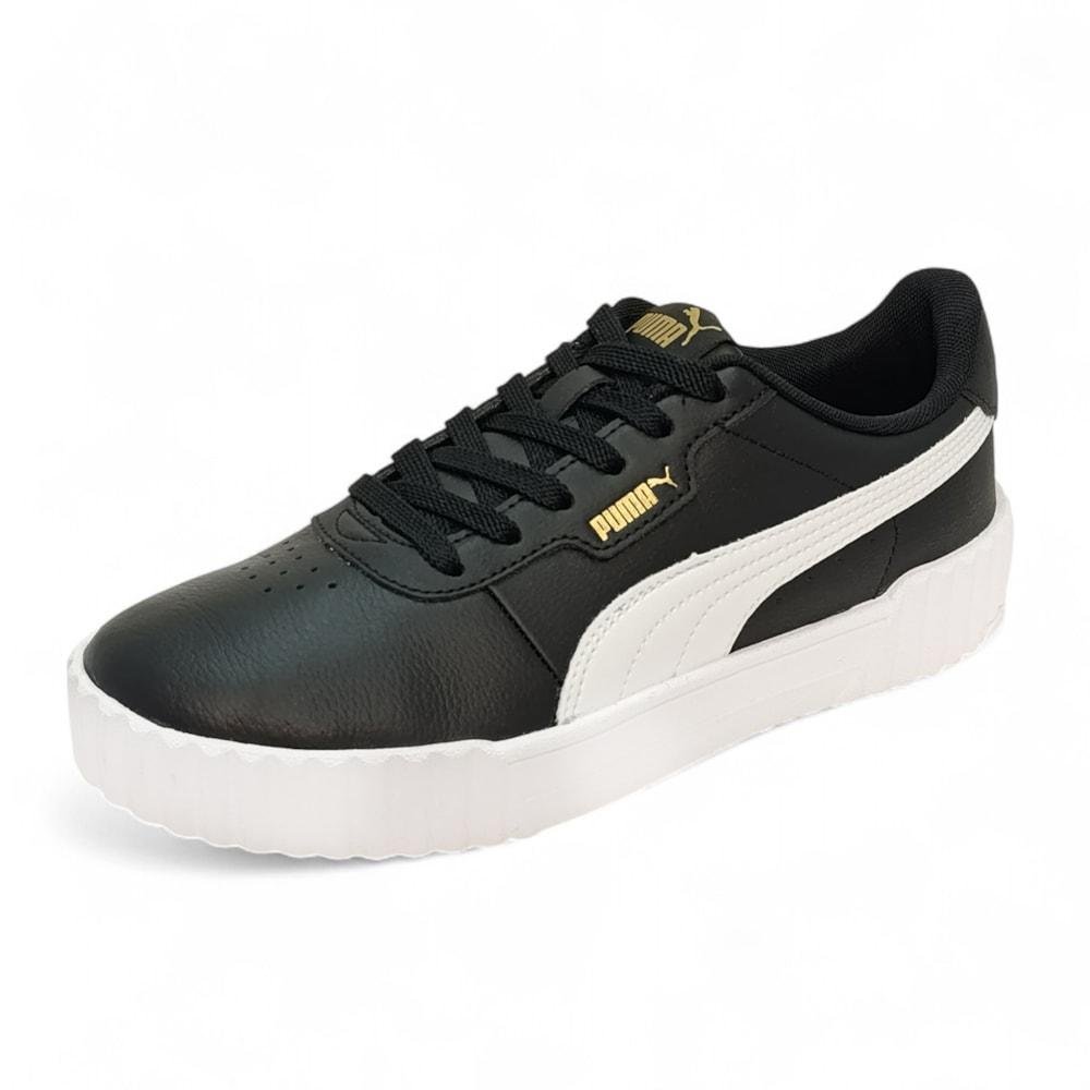 Tênis Puma Carina 3.0 BDP Black White Gold