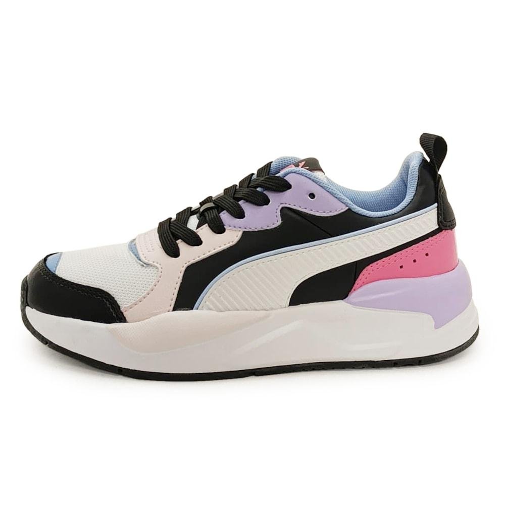 Tênis Puma X-Ray Game WNS BDP Black White Violet Branco/Roxo 2