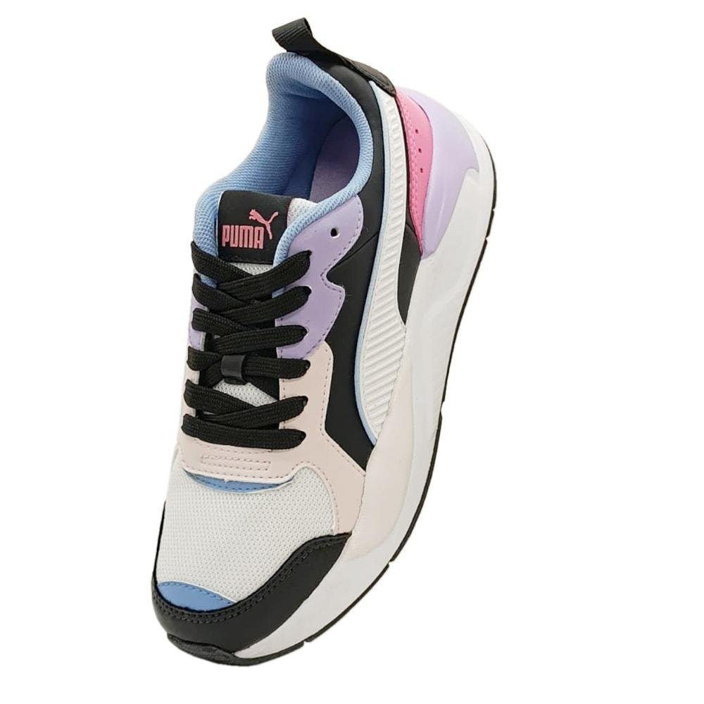 Tênis Puma X-Ray Game WNS BDP Black White Violet Branco/Roxo 4