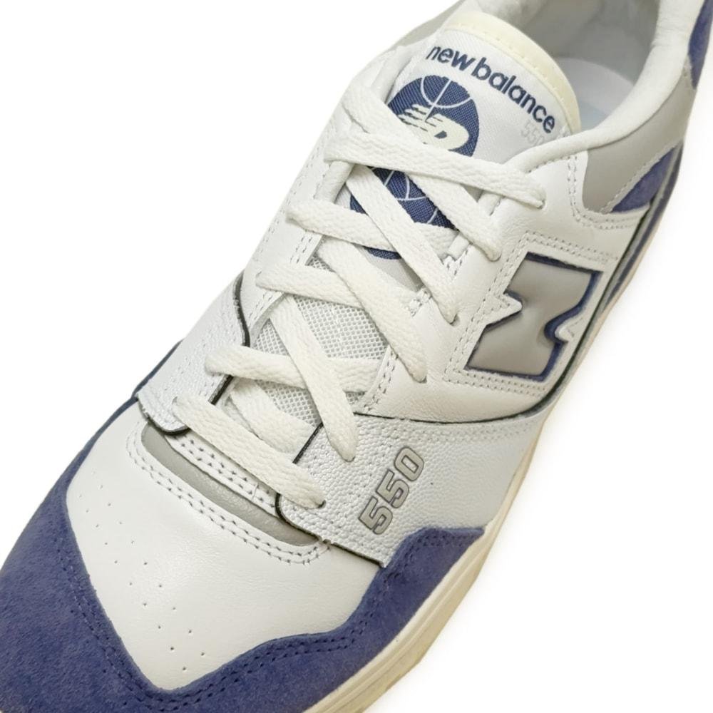 Tênis New Balance BB550BWG Branco Azul Branco 4