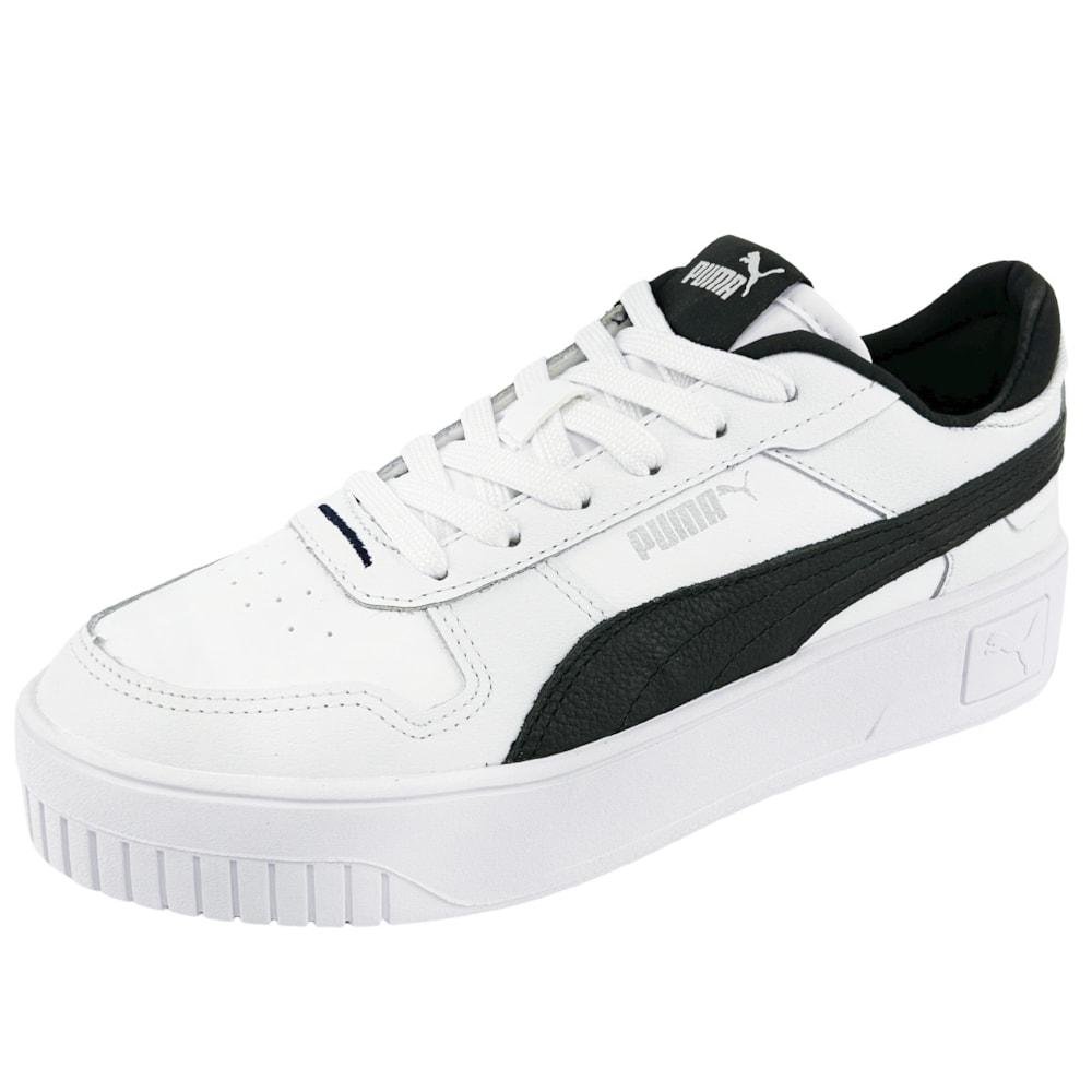 Tênis Puma Carina Street BDP White Black Silver