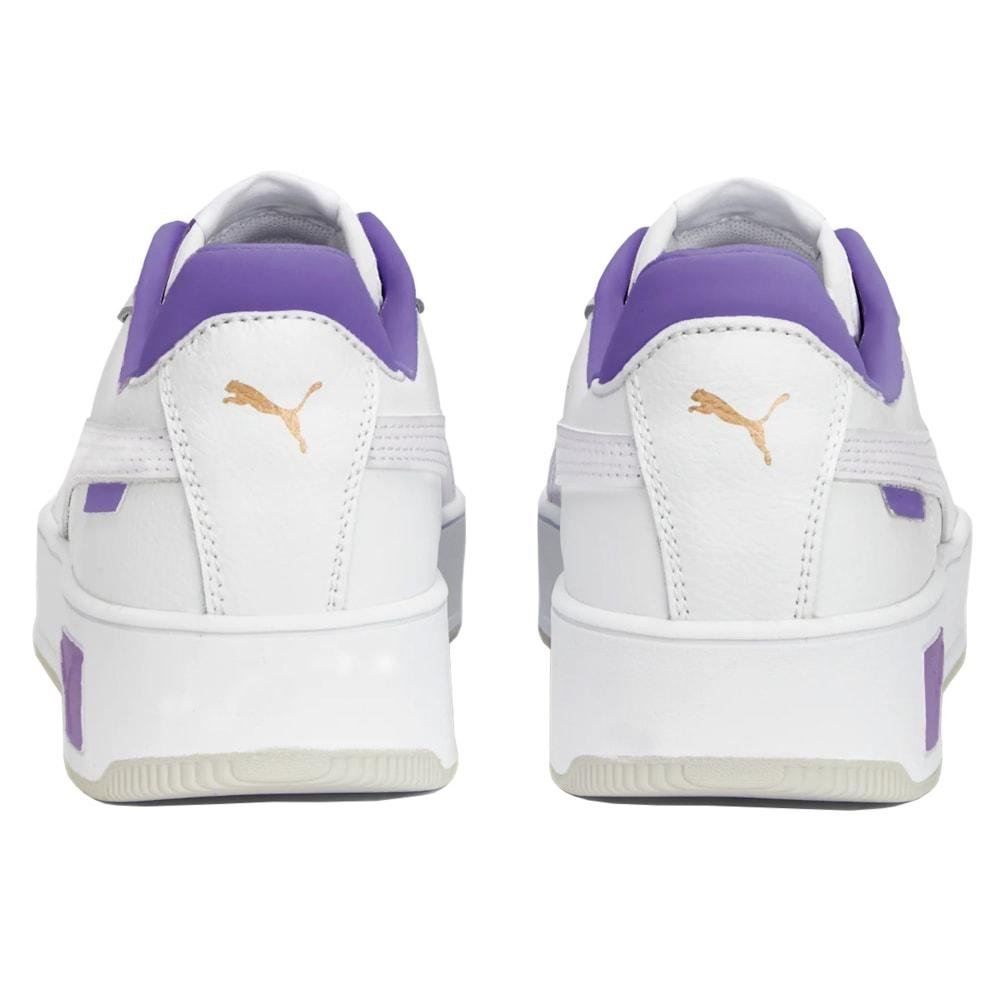 Tênis Puma Carina Street BDP White Elektro Purple Frosted Branco 3