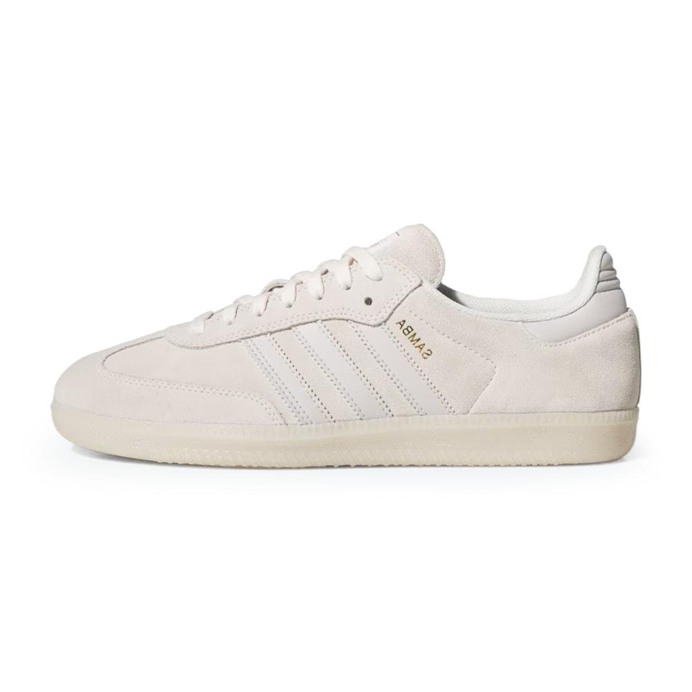 Tênis Adidas Samba Chalk White Grey One Carbon Bege 2