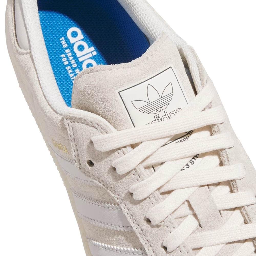Tênis Adidas Samba Chalk White Grey One Carbon Bege 5