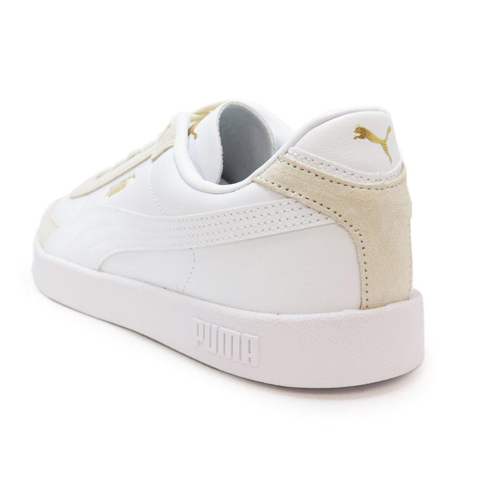 Tênis Puma Club II Era White Vapor Gray Bege 2