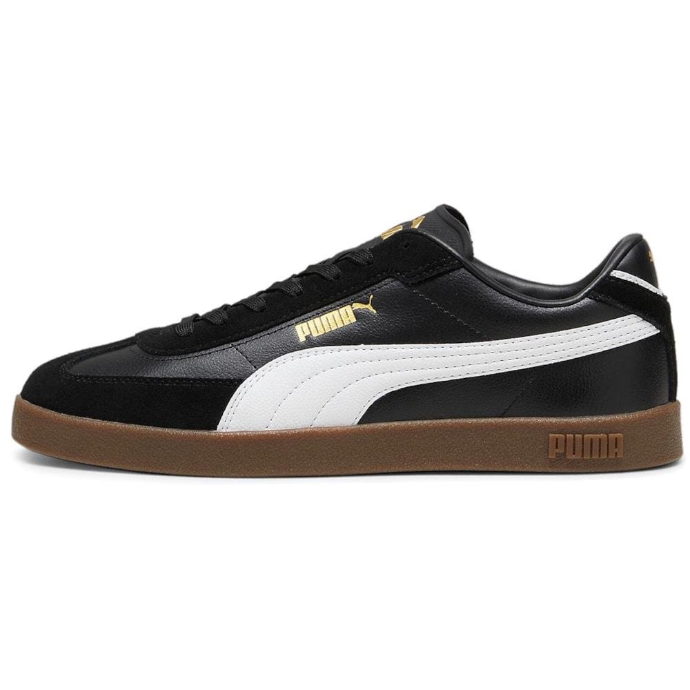 Tênis Puma Club II Era Black White Gold