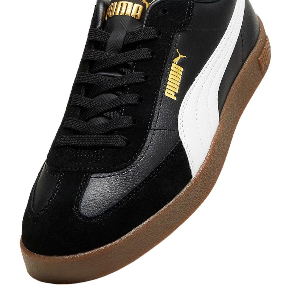 Tênis Puma Club II Era Black White Gold Preto 2