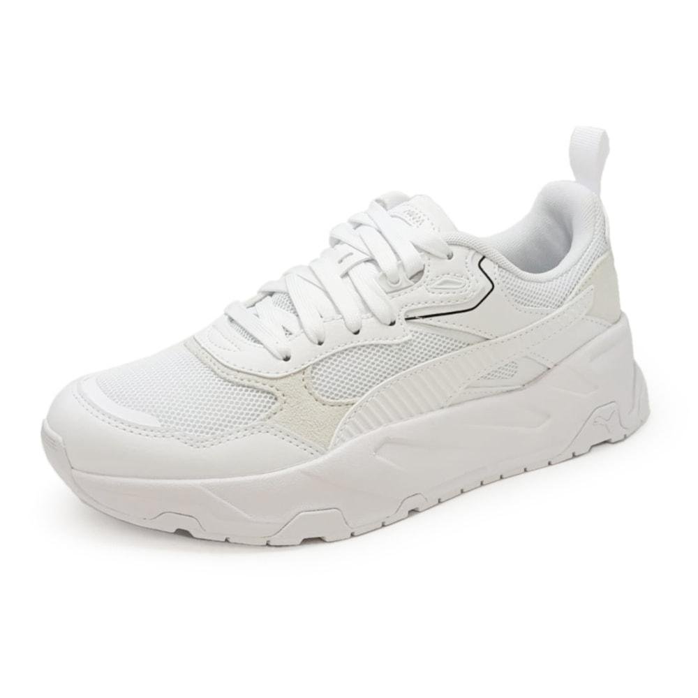 Tênis Puma Trinity White Cool Light Gray