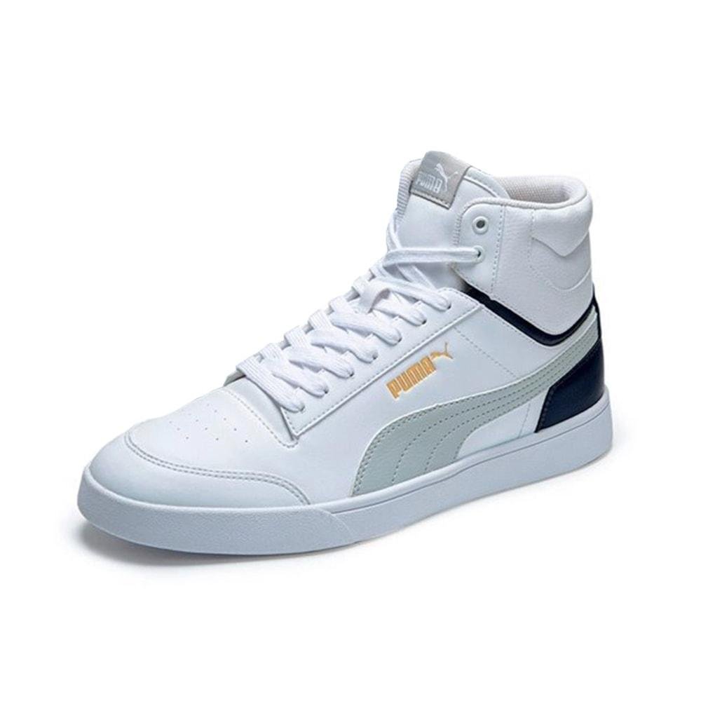 Tênis Puma Shuffle Mid White Blue Grey