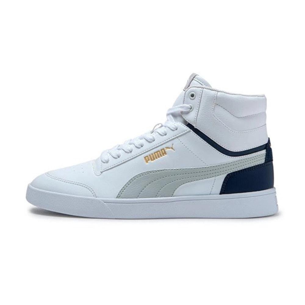 Tênis Puma Shuffle Mid White Blue Grey Branco 2