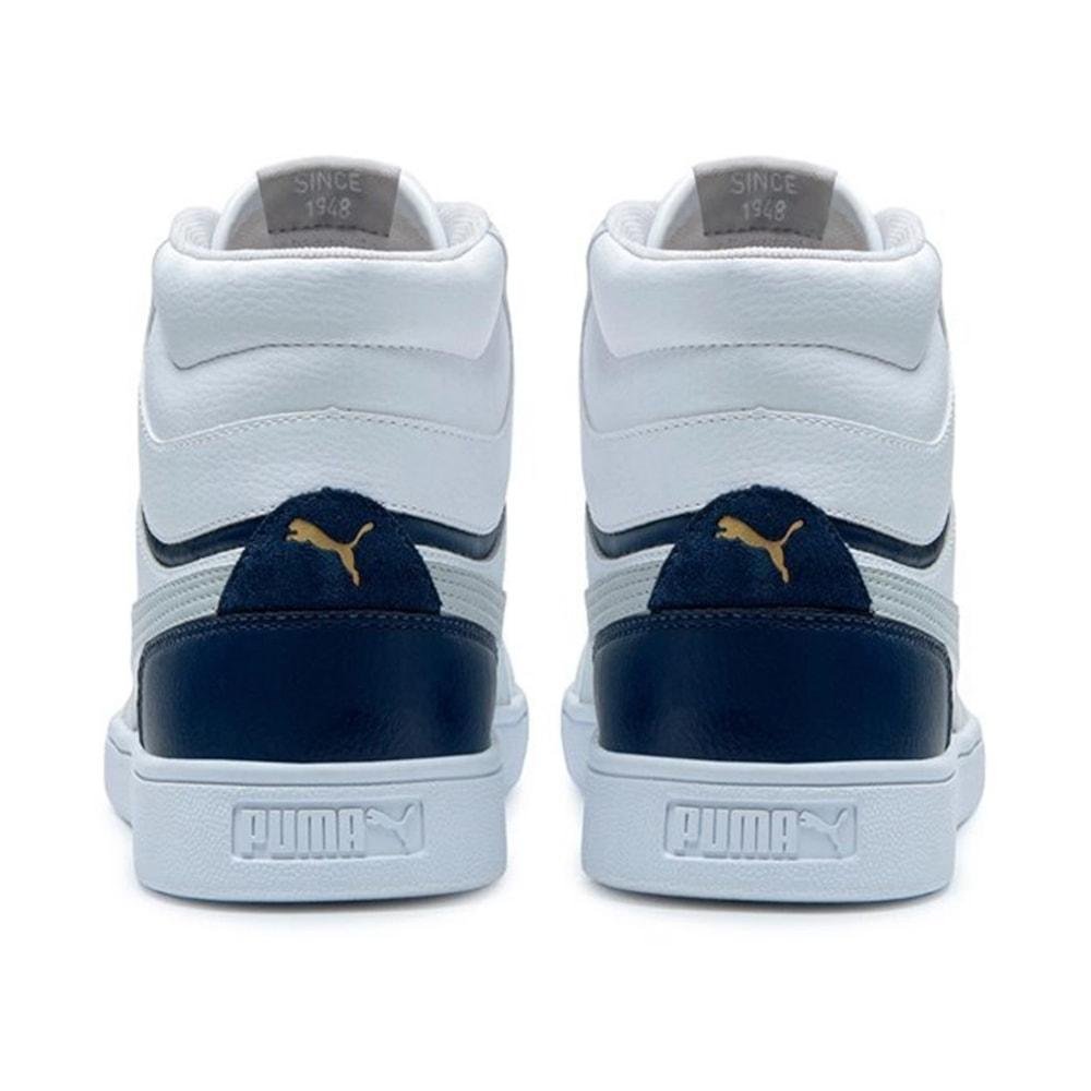 Tênis Puma Shuffle Mid White Blue Grey Branco 4