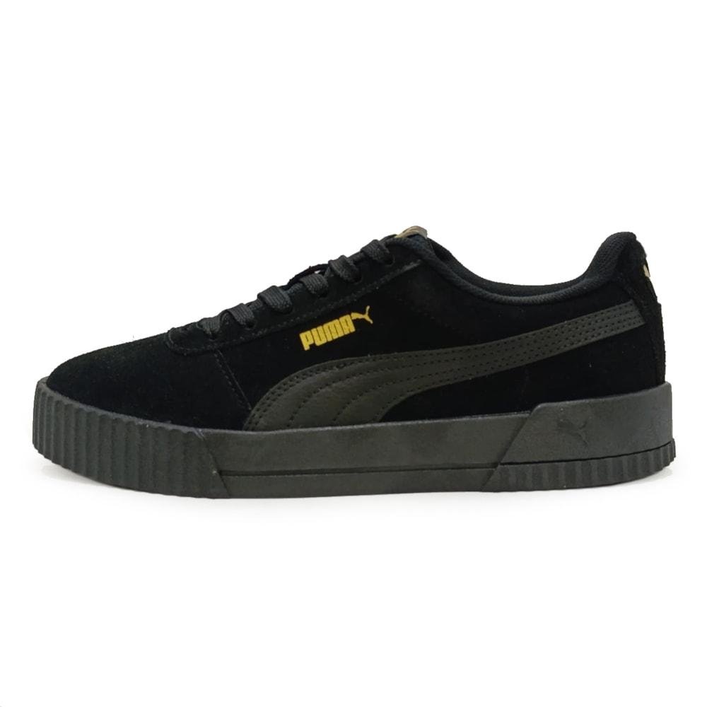 Tênis Puma Carina BDP Black Gold Preto 2