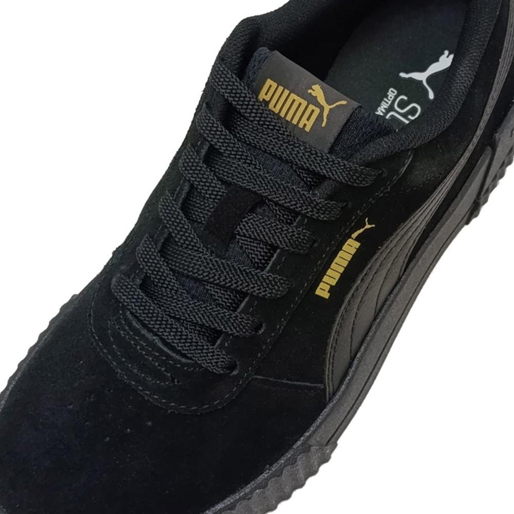 Tênis Puma Carina BDP Black Gold Preto 4