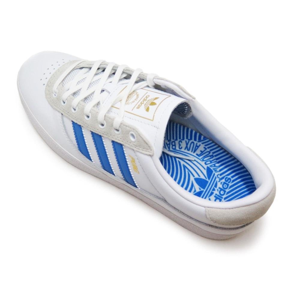 Tênis Adidas Puig Indoor Cloud White / Blue Bird / Gold Metallic Branco 4