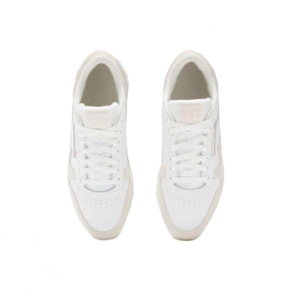 Tênis Reebok Classic Leather Branco Bege Branco 4