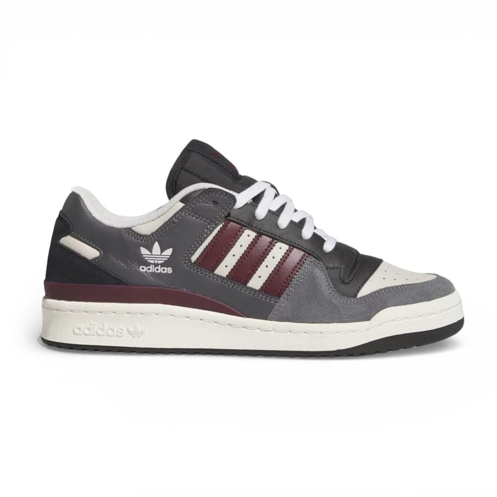 Tênis Adidas Forum 84 Low ADV Grey Three Maroon Alumina Cinza 2